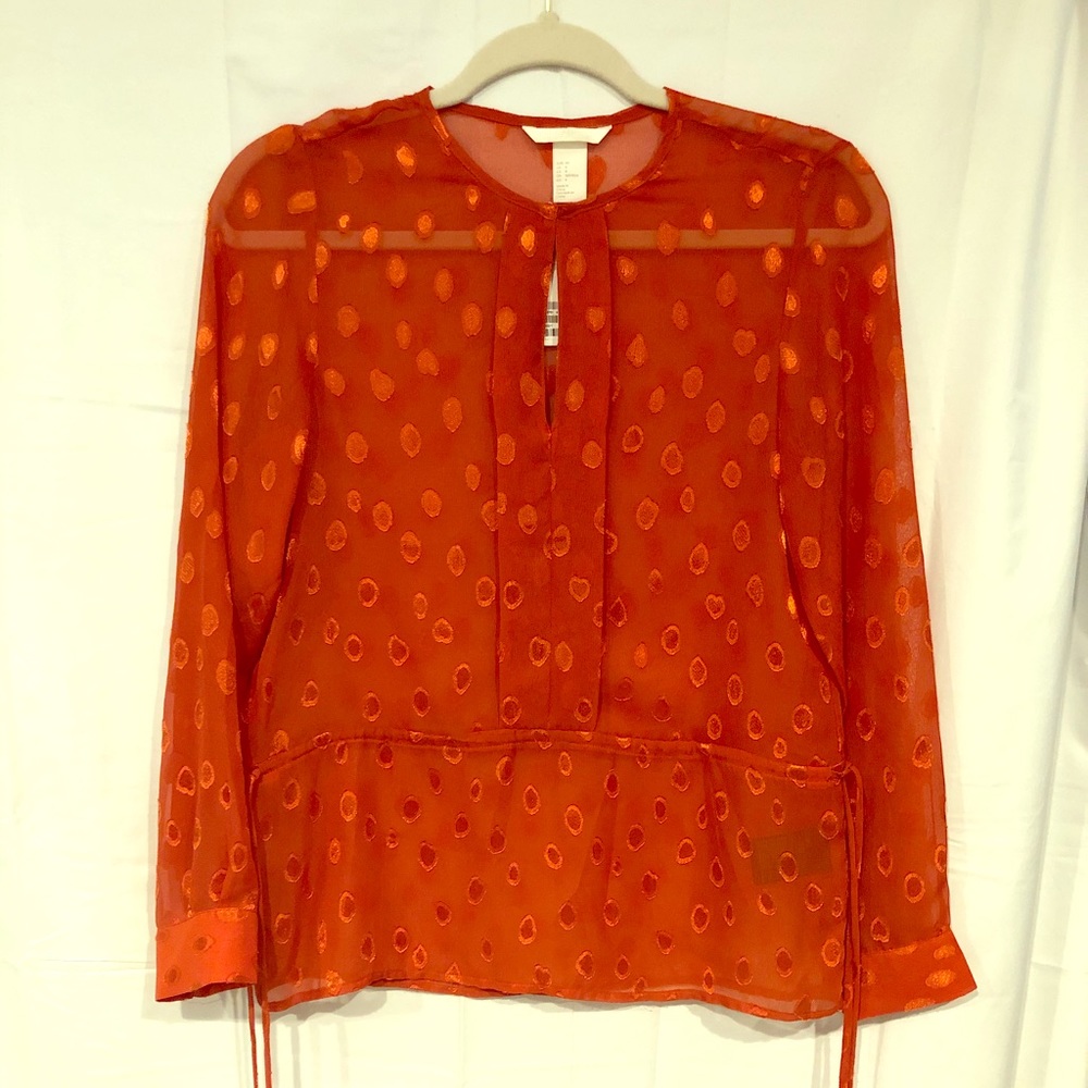 H&M orange Blouse